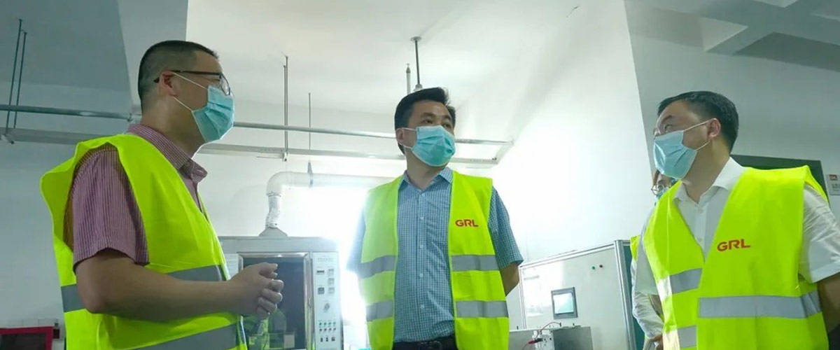 樂(lè)清市領(lǐng)導(dǎo)視察金萊勒電氣-4 金萊勒總經(jīng)理向市領(lǐng)導(dǎo)匯報(bào)