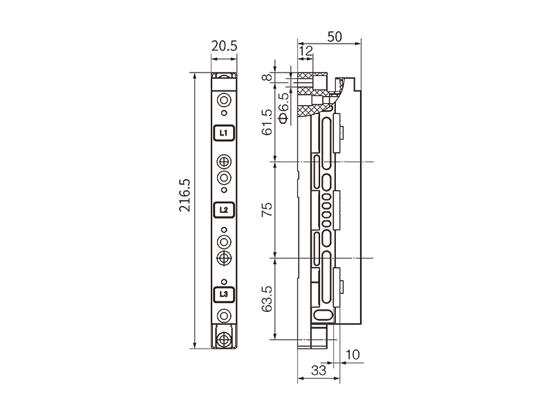 DN52500的外形尺寸信息 金萊勒DN52500母線支架外形尺寸圖.jpg
